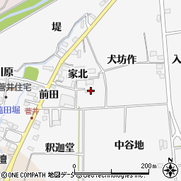 福島県喜多方市豊川町一井（家北）周辺の地図