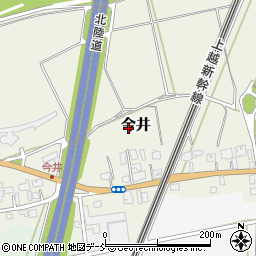 新潟県三条市今井周辺の地図