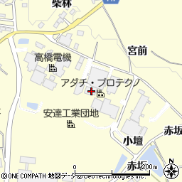 福島県二本松市渋川十文字10周辺の地図