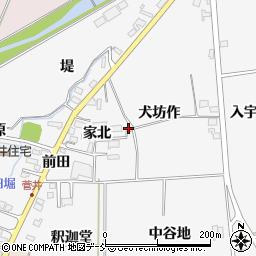 福島県喜多方市豊川町一井家北2533周辺の地図