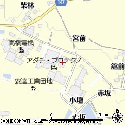 福島県二本松市渋川十文字50周辺の地図