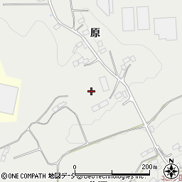 福島県二本松市小沢原周辺の地図