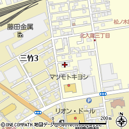 新潟精機株式会社　リング工場周辺の地図