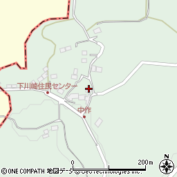 福島県二本松市下川崎大中地周辺の地図