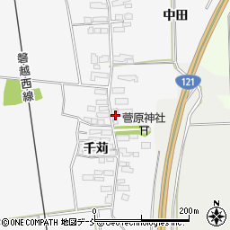 福島県喜多方市豊川町一井五百苅1332周辺の地図