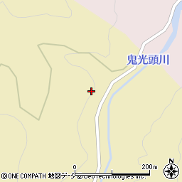 福島県西会津町（耶麻郡）宝坂大字屋敷（八目滝）周辺の地図