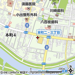 大野時計店本店周辺の地図
