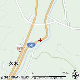 福島県川俣町（伊達郡）大綱木（前平）周辺の地図