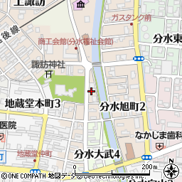 松井美容院周辺の地図