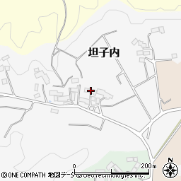 福島県二本松市坦子内170周辺の地図
