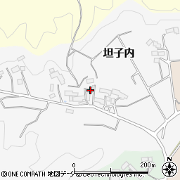 福島県二本松市坦子内82周辺の地図