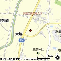 ミニストップ二本松渋川店周辺の地図