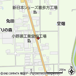 ホシザキ東北株式会社　喜多方営業所周辺の地図