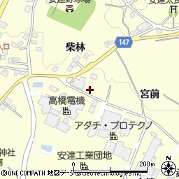 福島県二本松市渋川宮前5周辺の地図