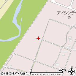 福島県喜多方市豊川町米室五条川原周辺の地図