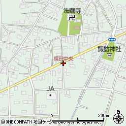 横田中央周辺の地図