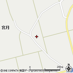 福島県喜多方市山都町三津合河原田道南周辺の地図