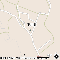 福島県喜多方市高郷町川井下川井周辺の地図