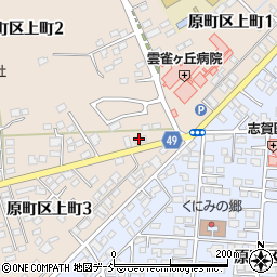 福島浜通米穀株式会社　原町営業所周辺の地図