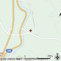 福島県伊達郡川俣町大綱木鍛治平周辺の地図