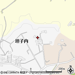 福島県二本松市坦子内105周辺の地図