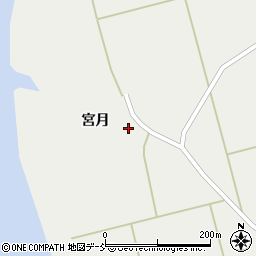 福島県喜多方市山都町三津合宮月周辺の地図