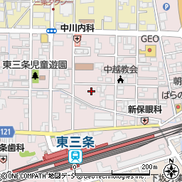 新潟県三条市東三条周辺の地図
