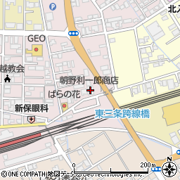 朝野利一郎商店周辺の地図