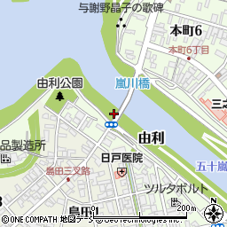 島田三丁目公民館周辺の地図