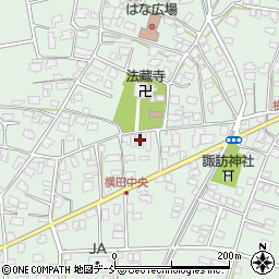 横田区民会館周辺の地図