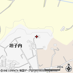 福島県二本松市坦子内111周辺の地図
