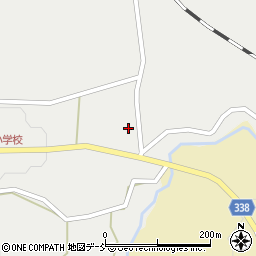 福島県西会津町（耶麻郡）群岡（蟹沢）周辺の地図