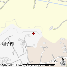 福島県二本松市坦子内110周辺の地図