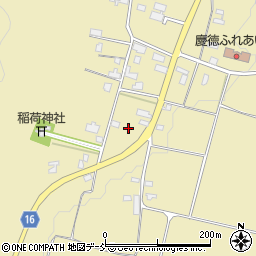 福島県喜多方市慶徳町豊岡周辺の地図