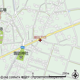 横田下口周辺の地図