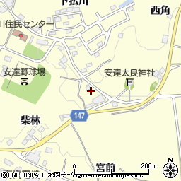 福島県二本松市渋川宮久保26周辺の地図