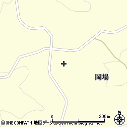 福島県二本松市木幡（岡場）周辺の地図