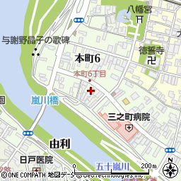 山本石油株式会社　本社・三条ＳＳ周辺の地図