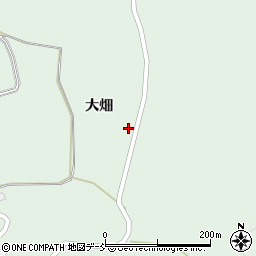 福島県二本松市下川崎南峰山周辺の地図