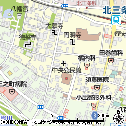 三条信用金庫古城町支店周辺の地図