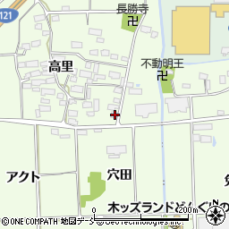 福島県喜多方市豊川町高堂太高里1147-5周辺の地図