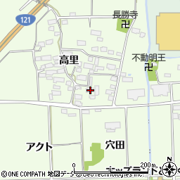 福島県喜多方市豊川町高堂太高里1144周辺の地図