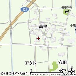 福島県喜多方市豊川町高堂太高里1136周辺の地図