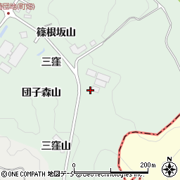 福島県二本松市下川崎四窪周辺の地図