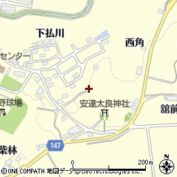 福島県二本松市渋川宮久保30周辺の地図