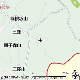 福島県二本松市下川崎篠根坂山20周辺の地図
