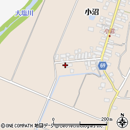 福島県喜多方市熊倉町新合小沼甲-39周辺の地図