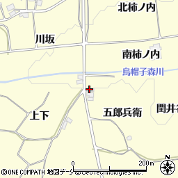 福島県二本松市渋川五郎兵衛周辺の地図