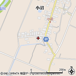 福島県喜多方市熊倉町新合小沼甲周辺の地図