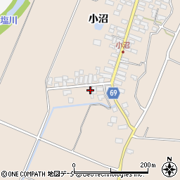 福島県喜多方市熊倉町新合小沼36周辺の地図